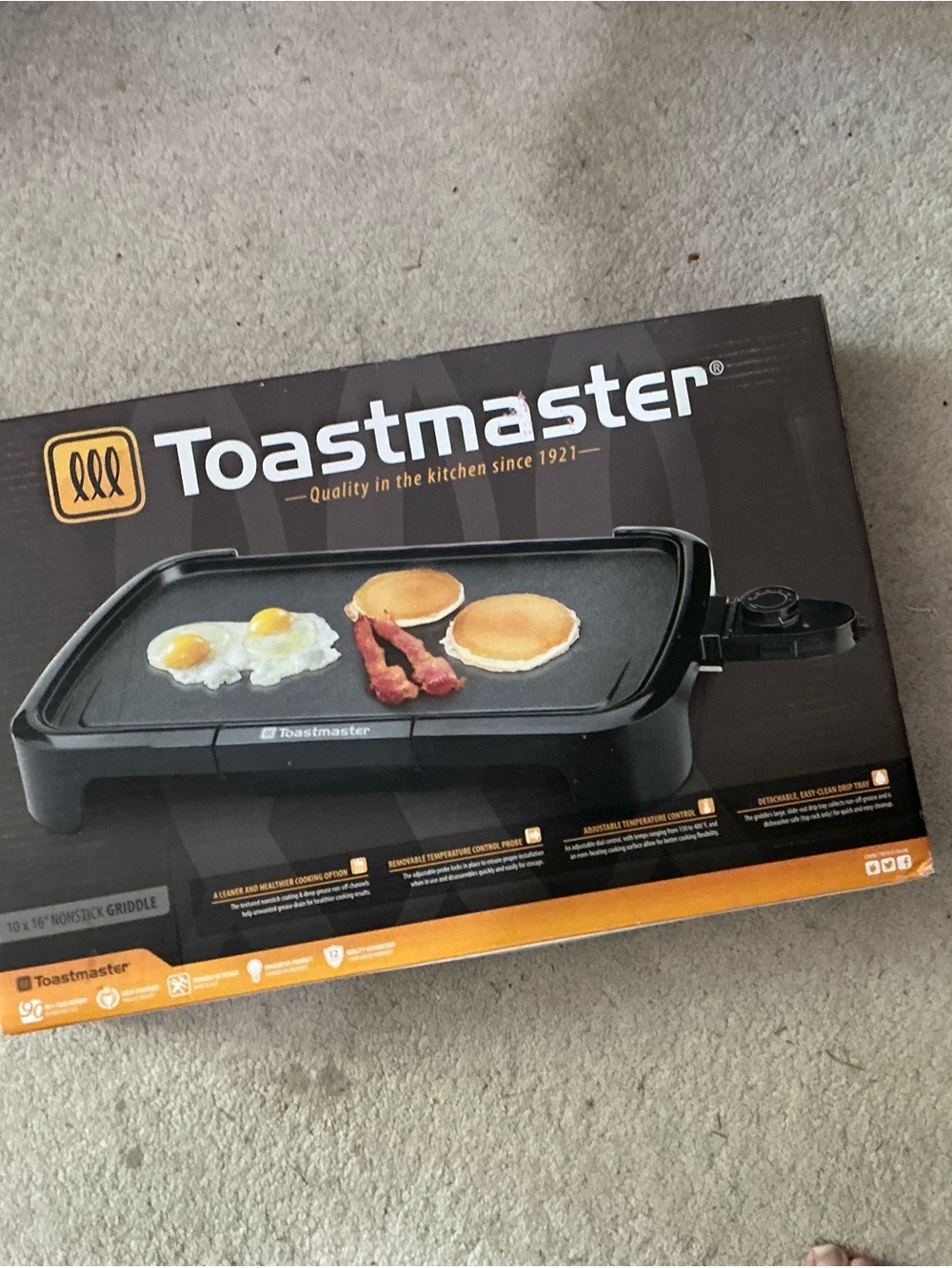 Black Electric Nonstick Griddle - Black
